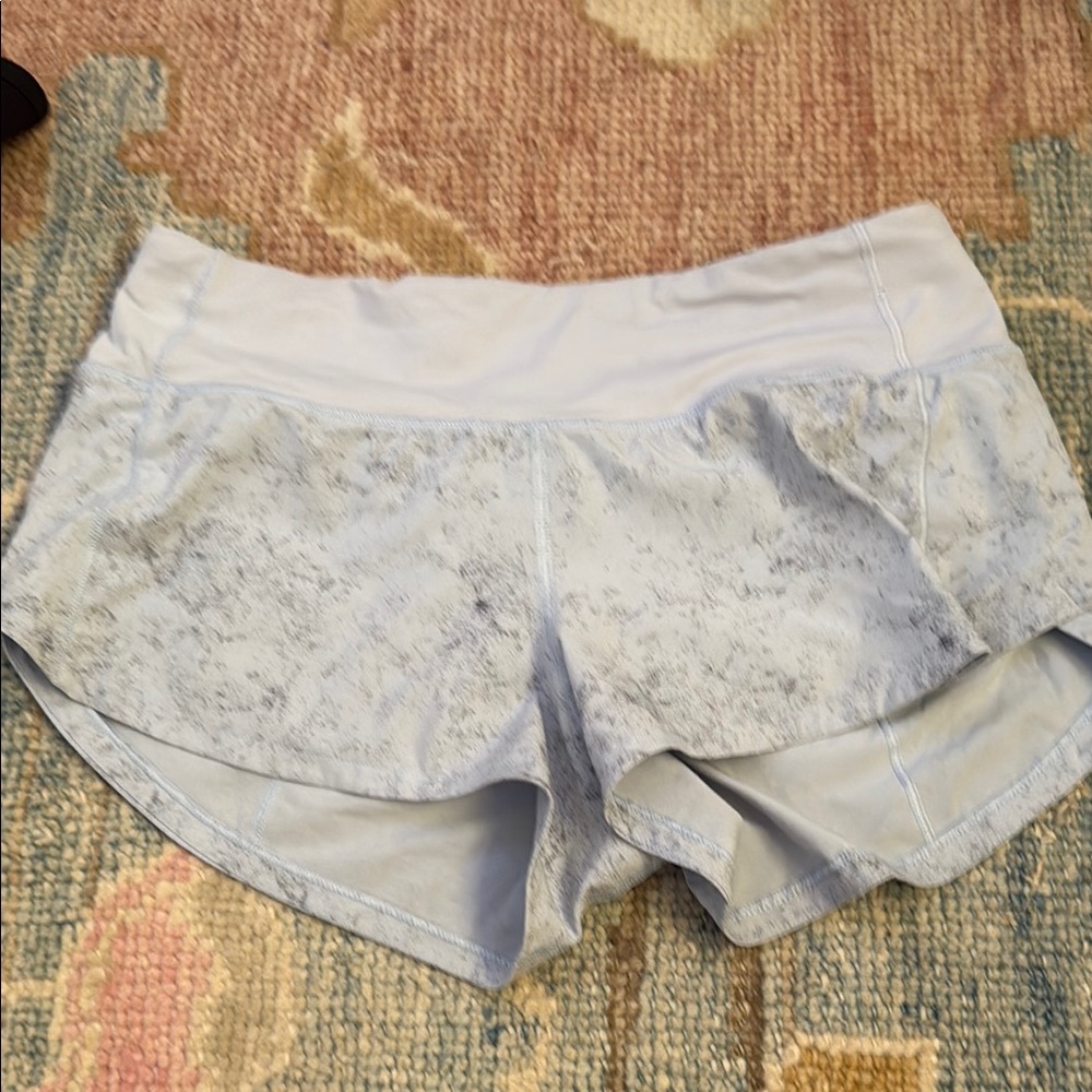 lululemon light blue and grey speed ups